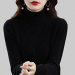 Amina – Cashmere High-Neck Jumper