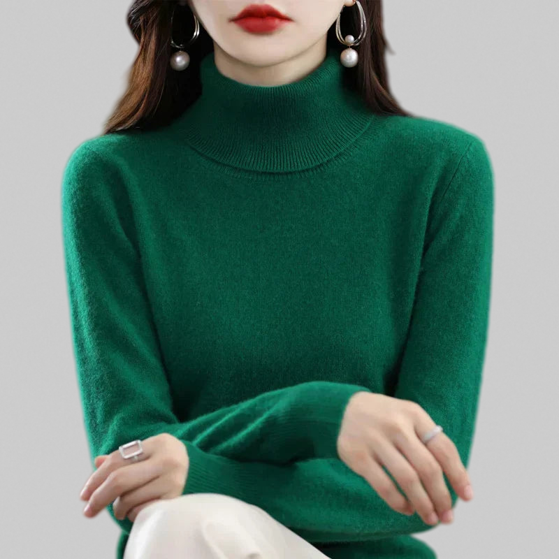 Amina – Cashmere High-Neck Jumper