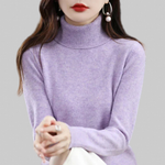 Amina – Cashmere High-Neck Jumper