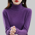Amina – Cashmere High-Neck Jumper