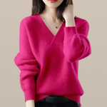 Ariella – Cashmere-Blend V-Neck Jumper