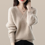Ariella – Cashmere-Blend V-Neck Jumper
