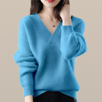 Ariella – Cashmere-Blend V-Neck Jumper