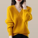 Ariella – Cashmere-Blend V-Neck Jumper