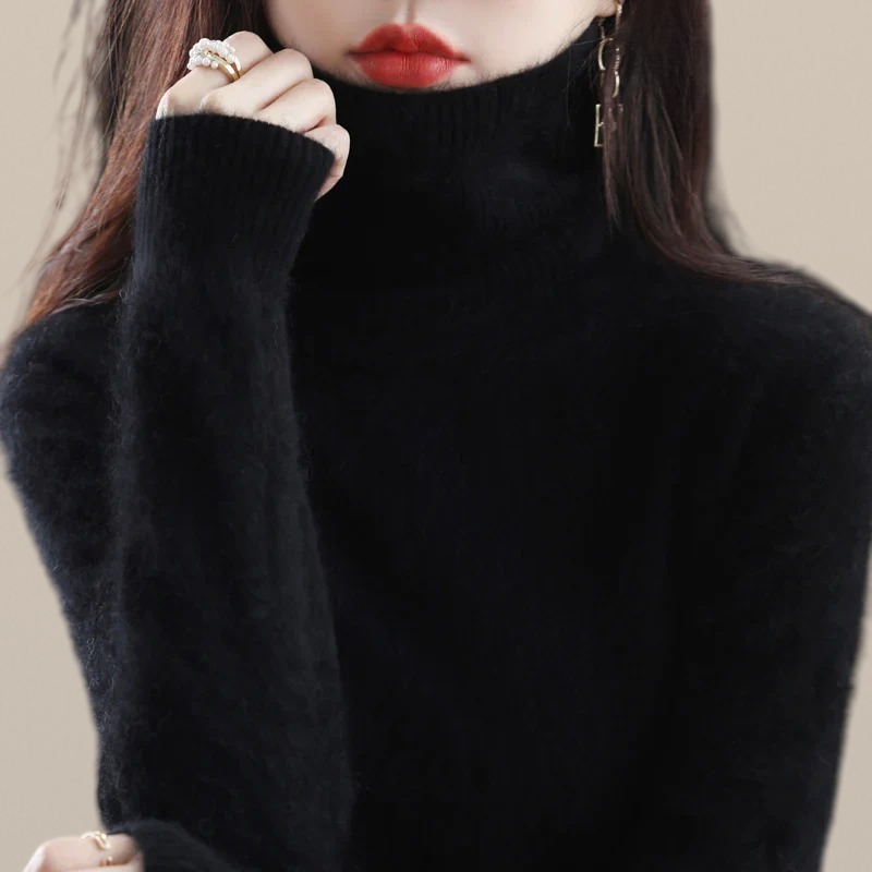 Ayla – Luxe Cashmere Roll-Neck Jumper