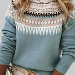 Becca – Textured Round-Neck Jumper