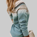 Becca – Textured Round-Neck Jumper