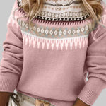 Becca – Textured Round-Neck Jumper