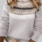 Becca – Textured Round-Neck Jumper