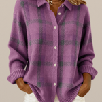 Bethan – Checked Knit Jumper