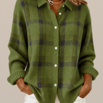Bethan – Checked Knit Jumper