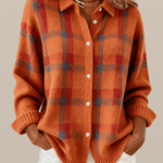 Bethan – Checked Knit Jumper
