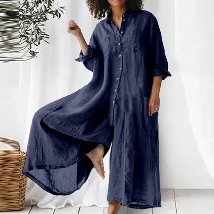 Women's Shirt Dress Maxi Dress