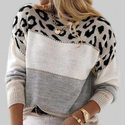Brielle – Leopard-Print Jumper
