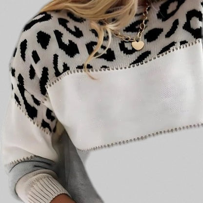 Brielle – Leopard-Print Jumper