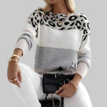 Brielle – Leopard-Print Jumper