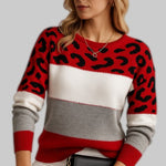 Brielle – Leopard-Print Jumper