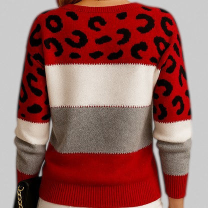 Brielle – Leopard-Print Jumper