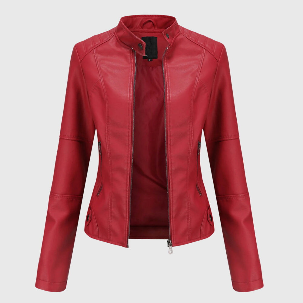 Giorgina™ - Elegant Leather Jacket for Women