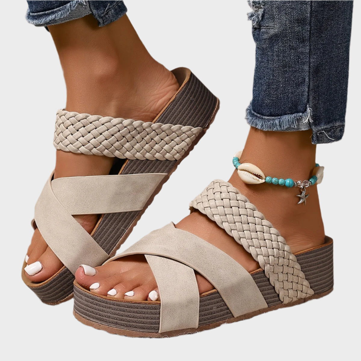 Orthopaedic Sandals with Platform and Style