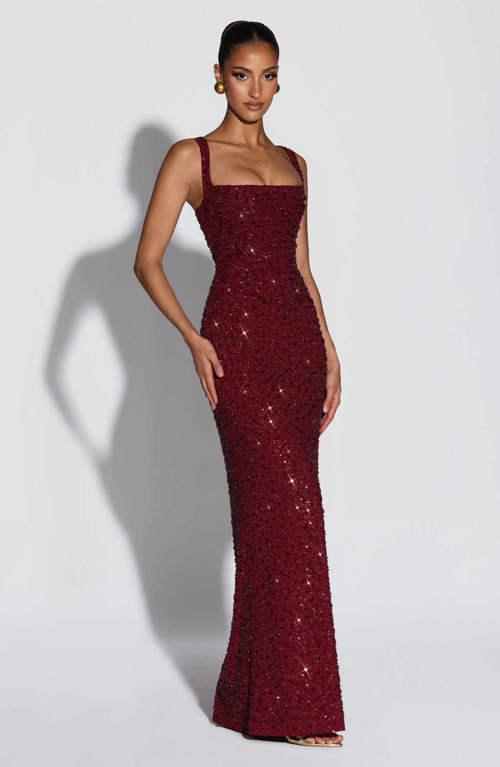 ROSALIND | Maxi Dress with Square Neckline