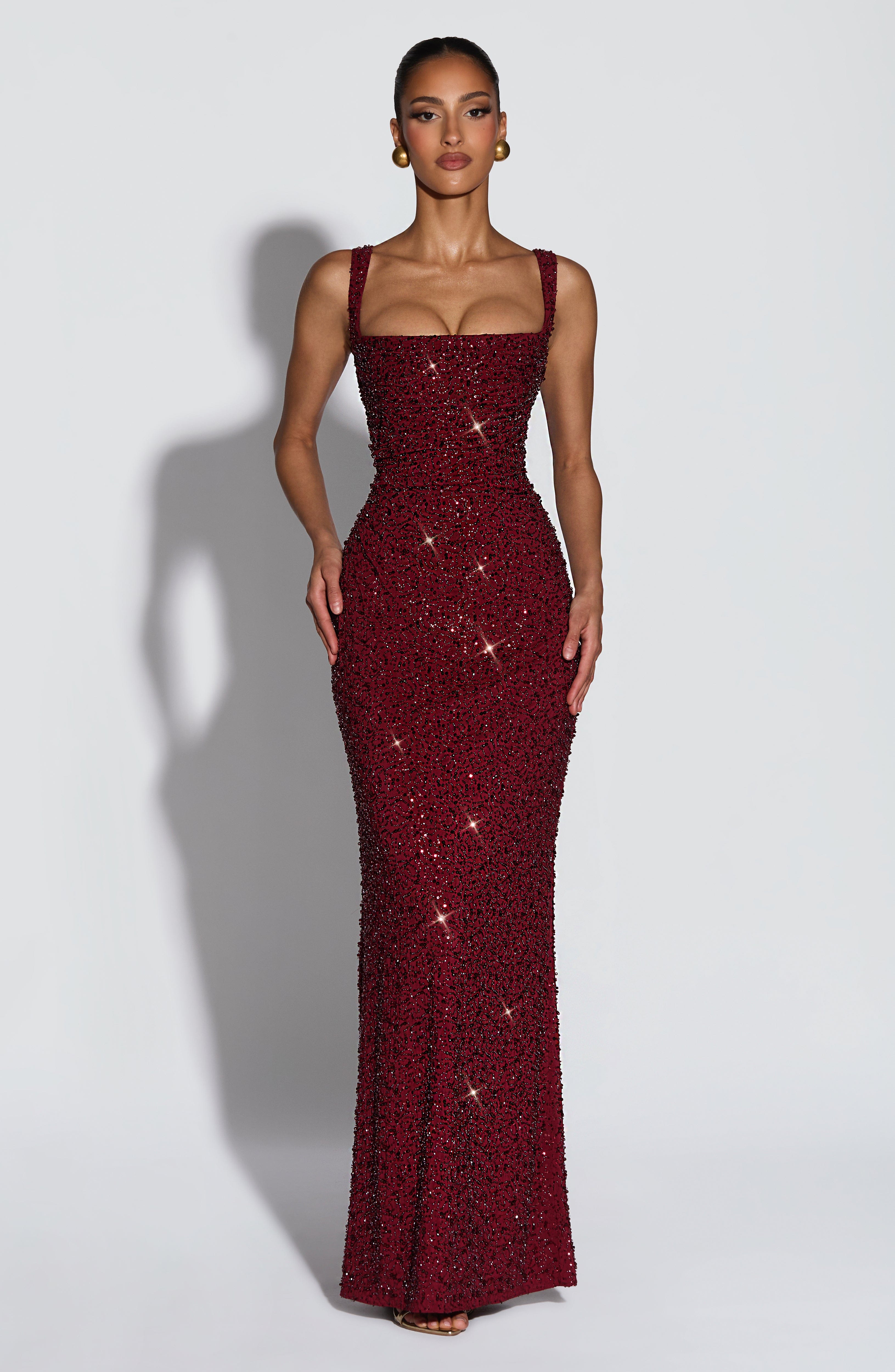 ROSALIND | Maxi Dress with Square Neckline
