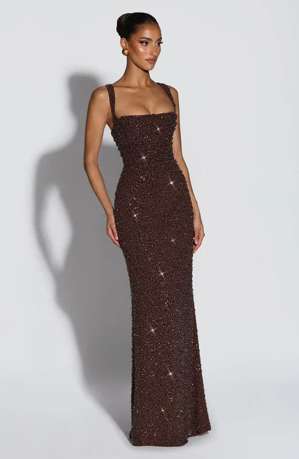 ROSALIND | Maxi Dress with Square Neckline