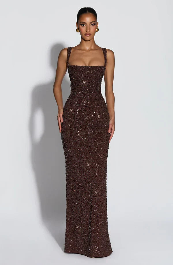 ROSALIND | Maxi Dress with Square Neckline