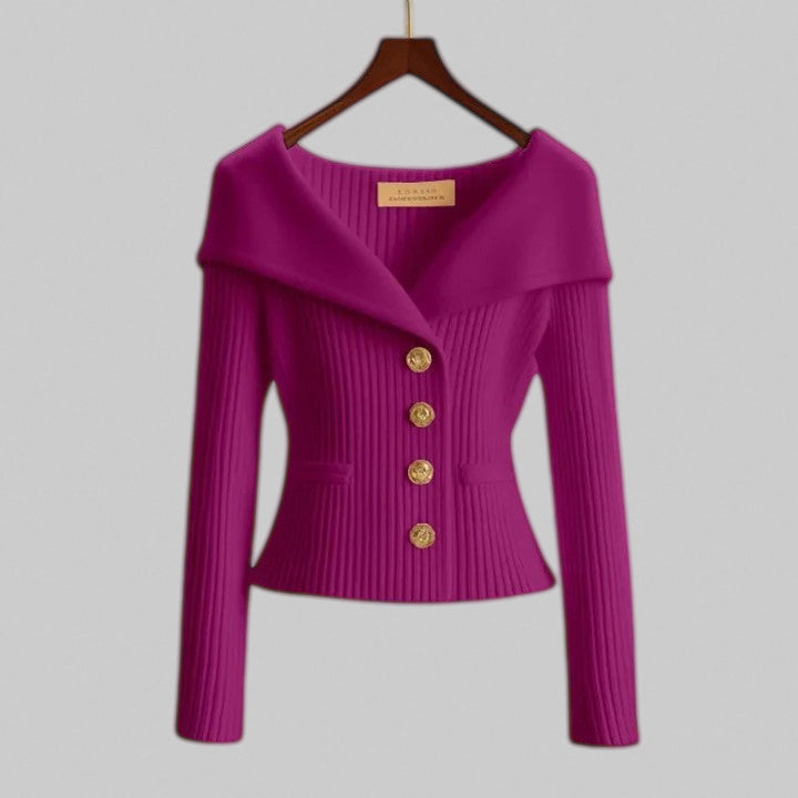 Cassidy – Elegant Knitted Jacket