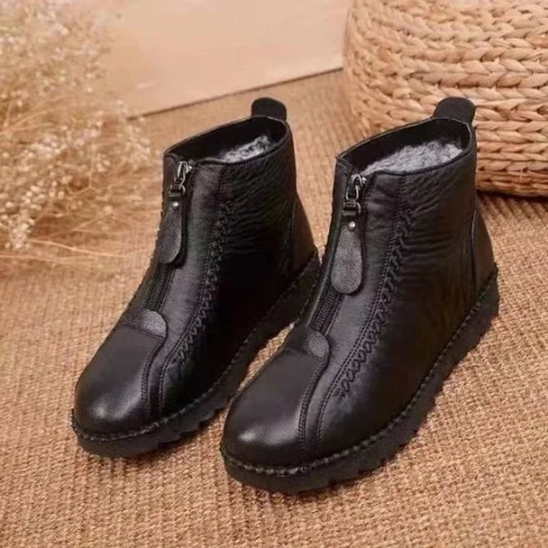 Frieda | Women's Insulated Non-Slip Zip Ankle Boots