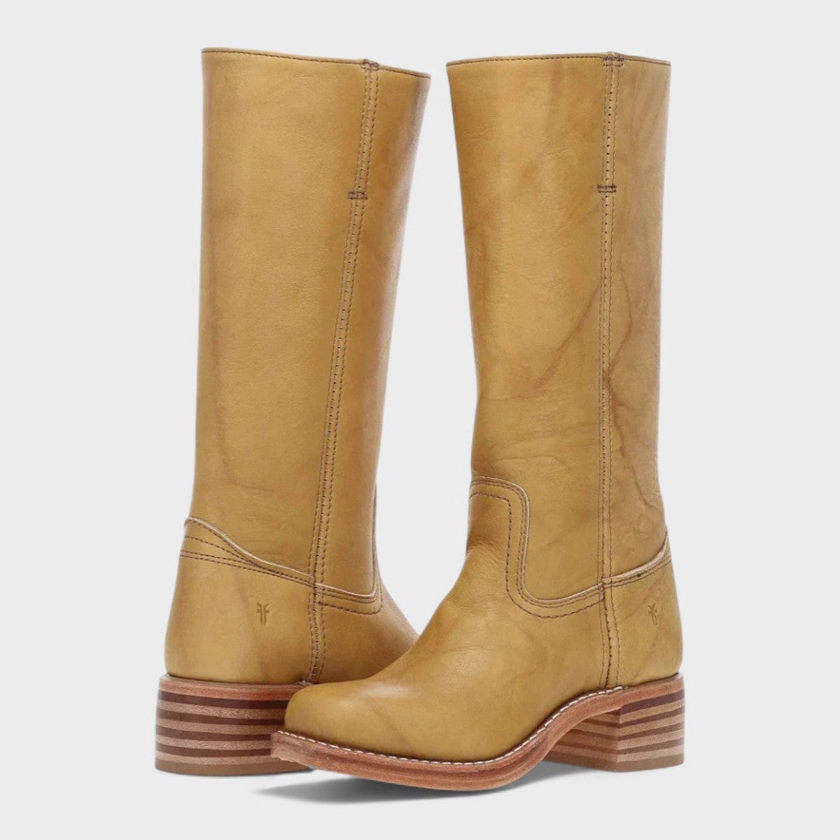 Mia | Women's Knee-High Leather Boots in Classic Western Style