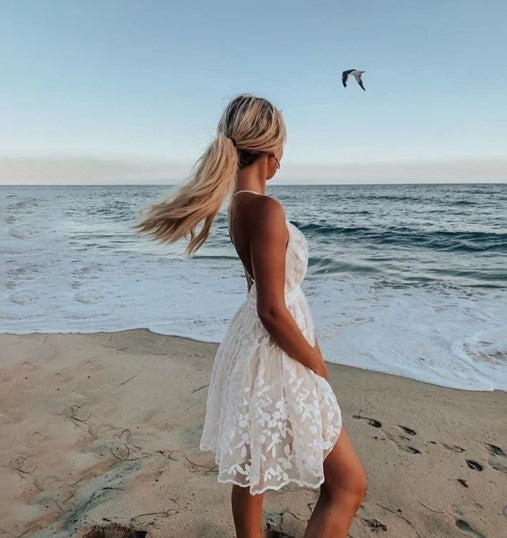 Ladies' Floral A-Line Mini Dress