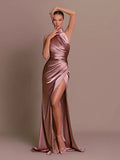 Ladies' Maxi Dress with Split and Wrap
