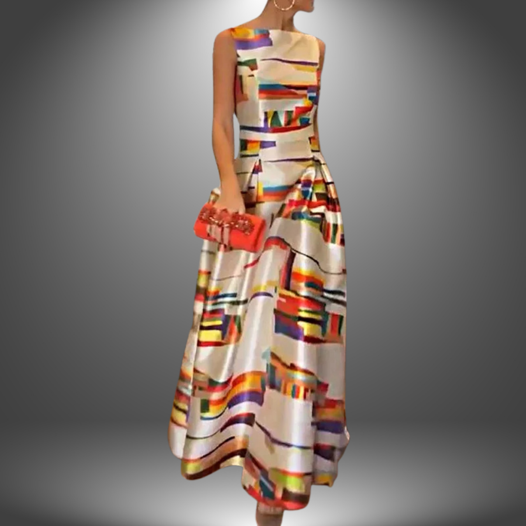 Ladies' Sleeveless A-Line Maxi Dress