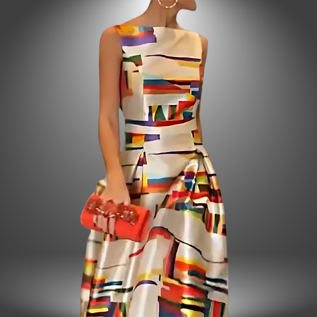 Ladies' Sleeveless A-Line Maxi Dress