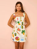 Women's Sleeveless A-Line Mini Dress