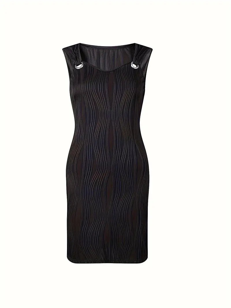 Women's V-Neck A-Line Mini Dress