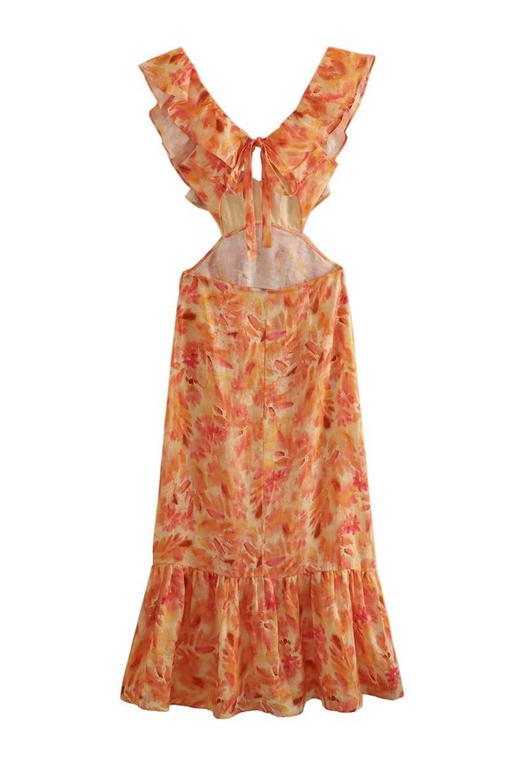 Ladies Floral Summer Maxi Dress