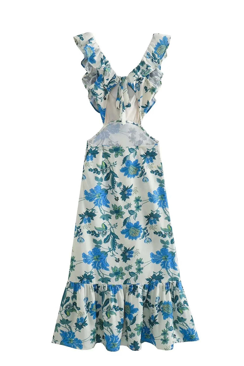 Ladies Floral Summer Maxi Dress