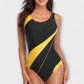 Swimsuit with Open Back & Sporty Design