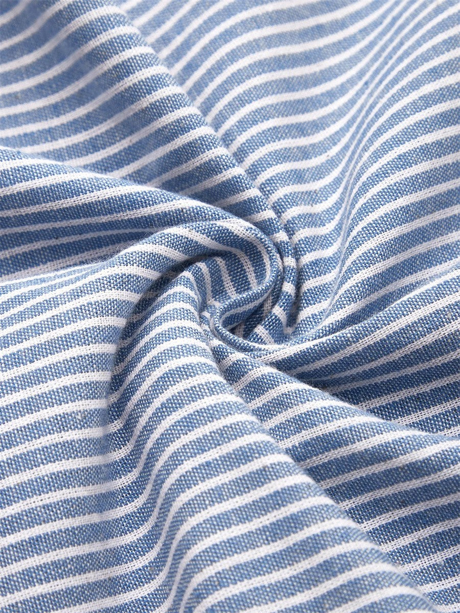 JARNA | MIDI-LENGTH STRIPED DRESS