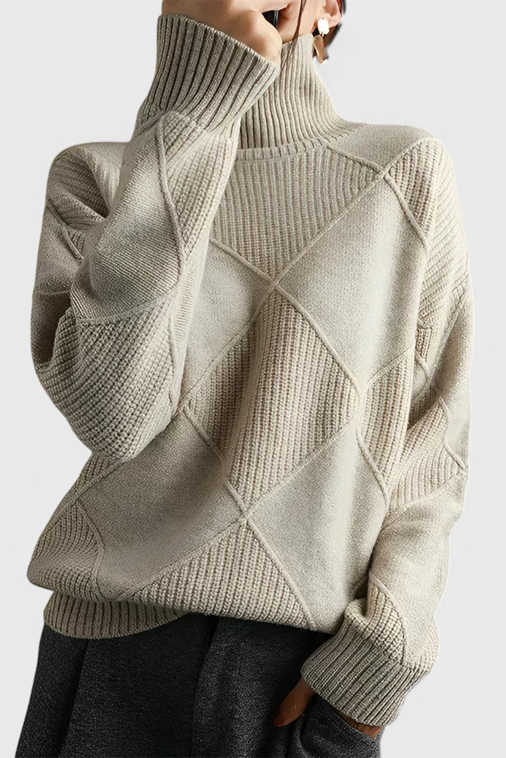 Jasmine Cashmere High Neck Jumper