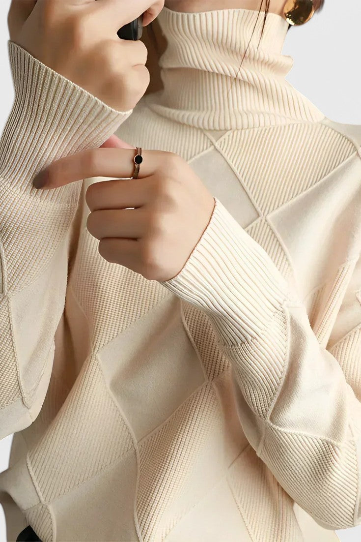 Jasmine Cashmere High Neck Jumper