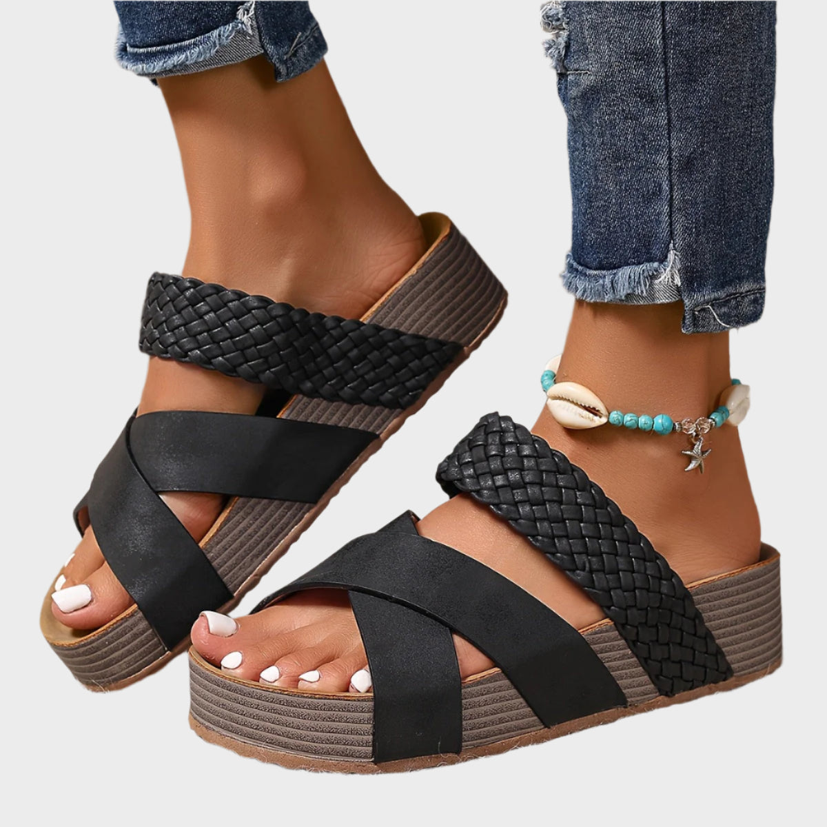Orthopaedic Sandals with Platform and Style