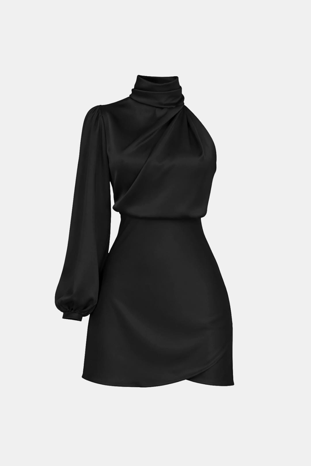 Ladies One-Shoulder Cocktail Mini Dress