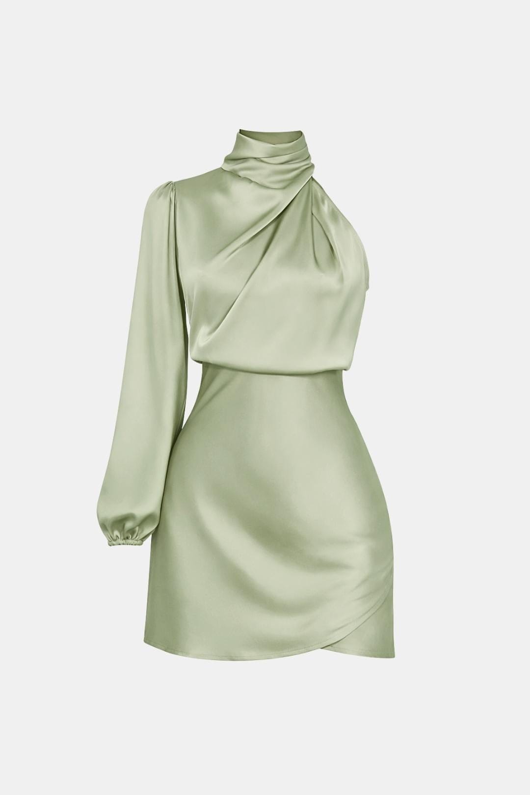 Ladies One-Shoulder Cocktail Mini Dress