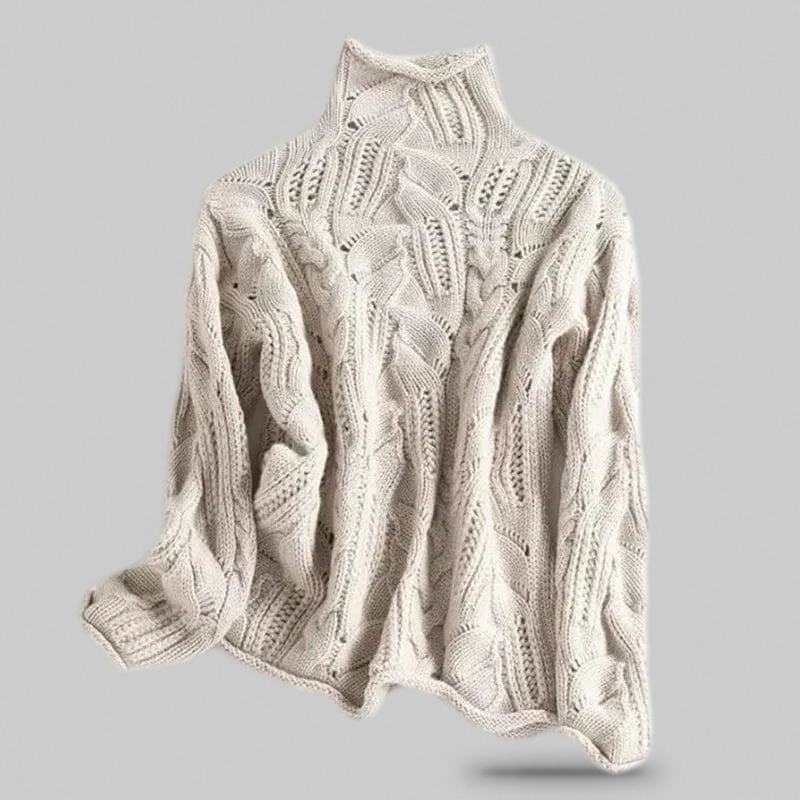 Elena – Cosy High-Neck Jumper