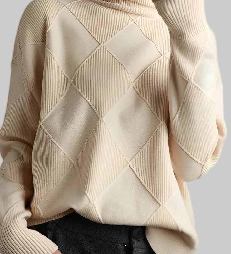 Eliana – Soft Cashmere High-Neck Jumper