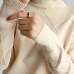Eliana – Soft Cashmere High-Neck Jumper