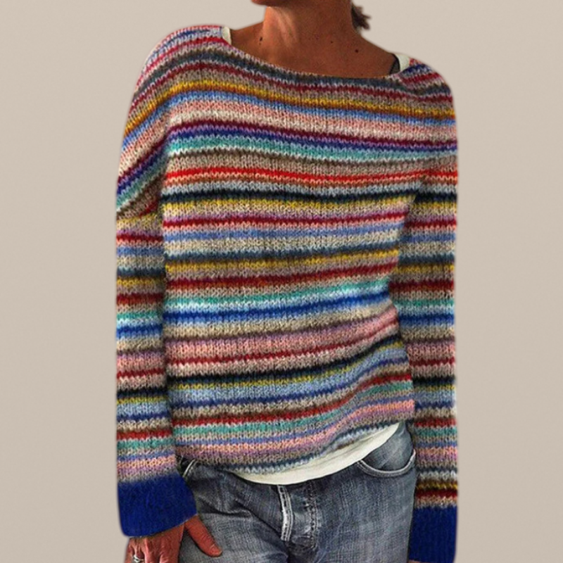 Eve – Multicolour Cotton Pullover